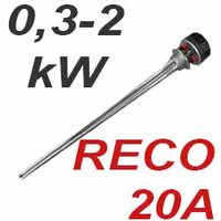ТЭНы 1" 32 мм для АЛЮМИНИЕВЫХ батарей с термостатами RECO 20A