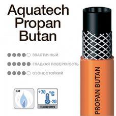 Шланг газовый Aquatech Propan-Butan WPB 9x2.5x50