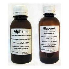 Комплект ферментов на 100 кг крахмала (Амилосбутилин + Глюкаваморин)