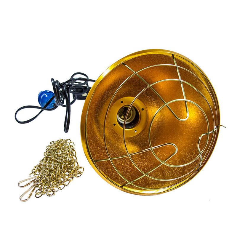 Защитный плафон (абажур) для инфракрасной лампы (аналог InterHeat) мал.