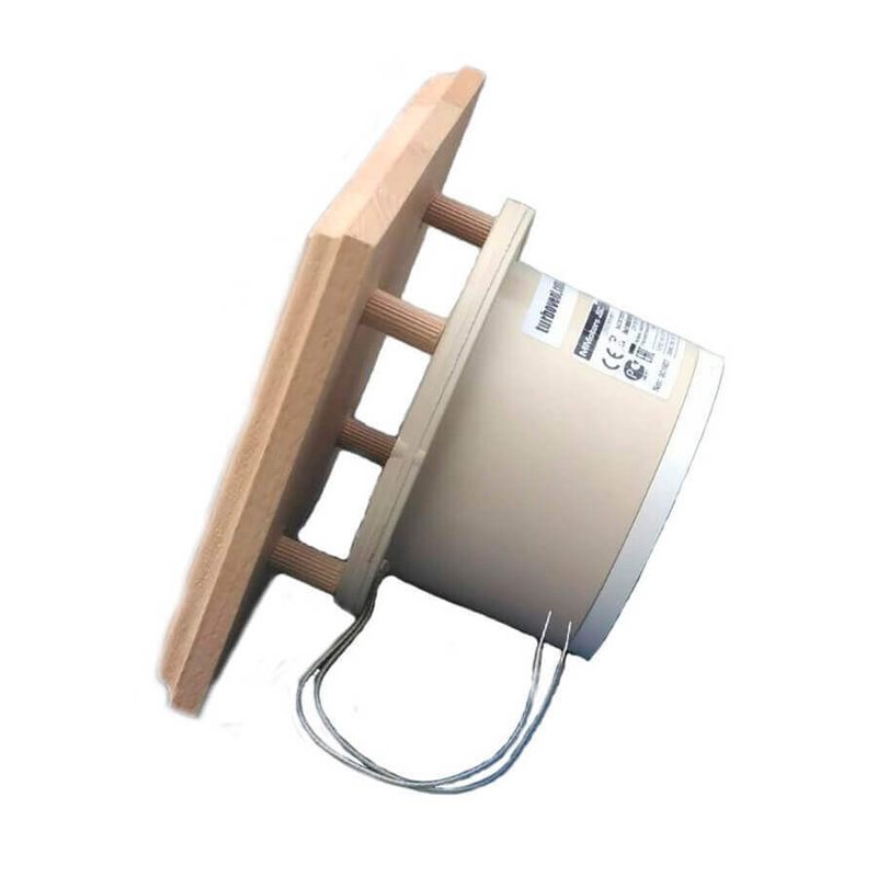 Жаростойкий вентилятор с квадратной панелью и обратным клапаном для саун, бань