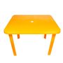 Пластиковый прямоугольный стол (желтый)