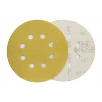 Круг шлифовальный на липучке 125 мм SAIT 5G P100 (с отв.)