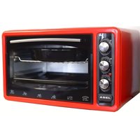 Asel AF 0123 настольная электродуховка 40л красного цвета