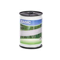 Лента для электропастуха BASIC белая 20 мм, 200 м
