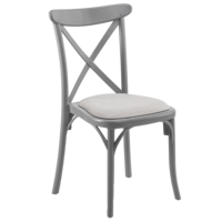 Стул Tilia Capri Pad серый цемент