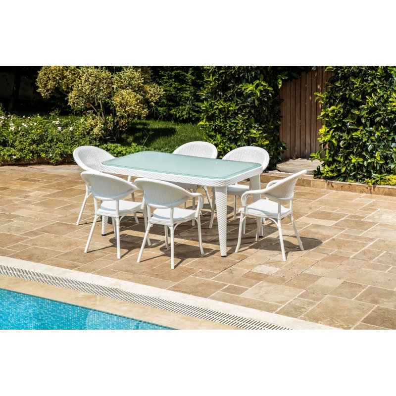 Стол Tilia Osaka 90x150 см ножки пластиковые цвет дерево