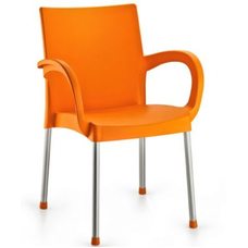 Крісло Irak Plastik Sumela алюмінієві ніжки помаранчевий