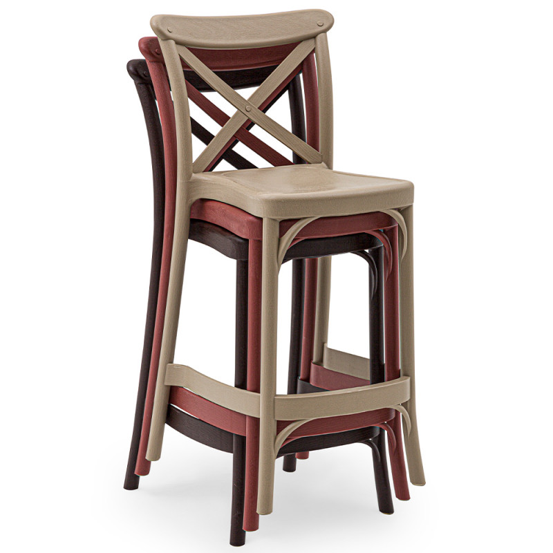 Стілець барний Tilia Capri 75 см колір дерево