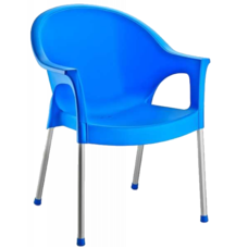 Крісло Irak Plastik Bergama блакитний