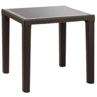 Стол Tilia Antares 80x80 см ножки пластиковые венге