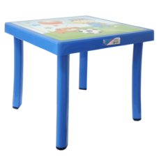 Стол детский декорированный 46,5x46,5 синий