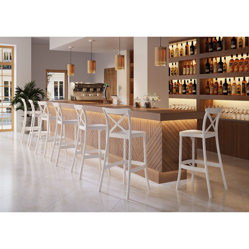 Стілець барний Tilia Capri 75 см теракотовий