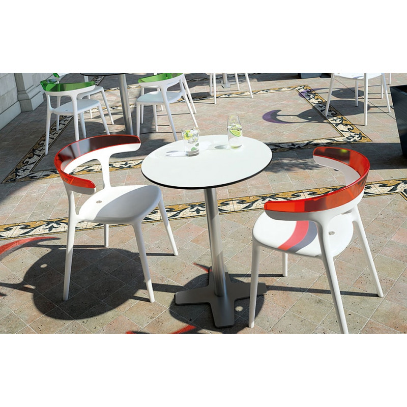 База стола Oxo II 60x60x73 см катафорез матовый белый Papatya