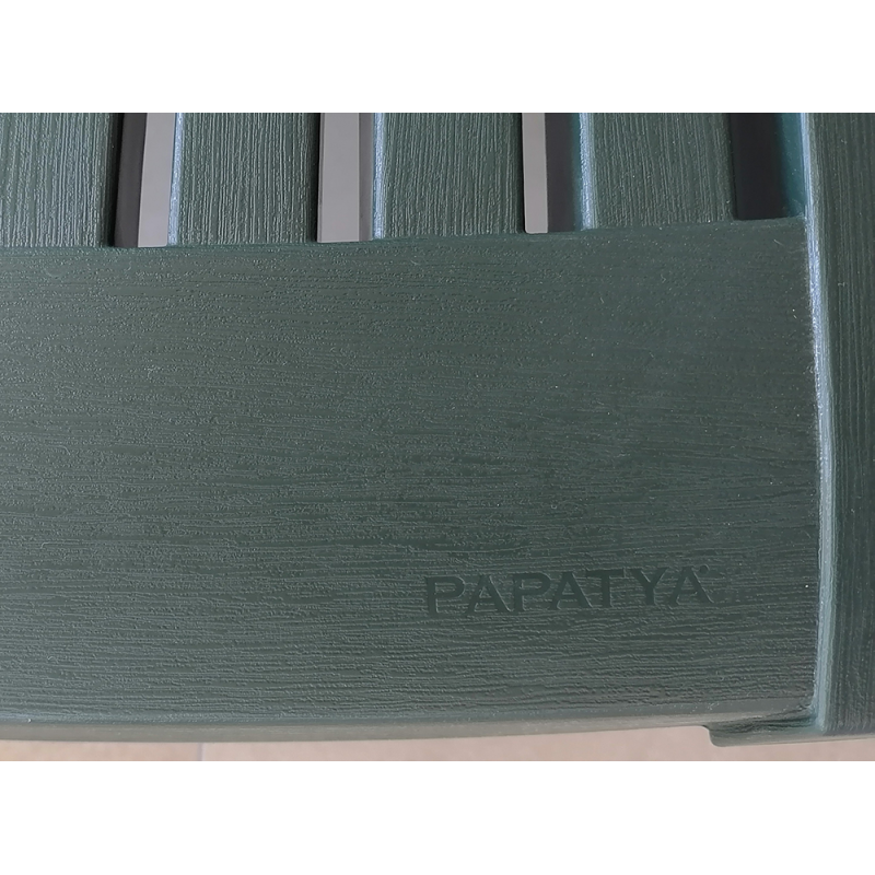 Шезлонг лежак Papatya Myra K темно-зеленый