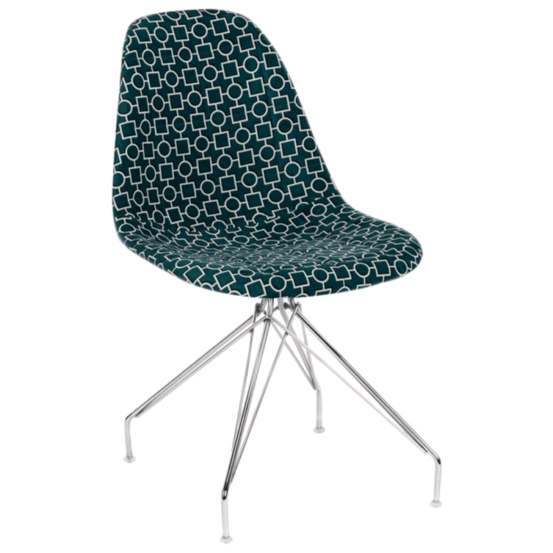 Стілець Tilia Eos-X сидіння з тканиною, ніжки металеві хромовані ARTCLASS 808
