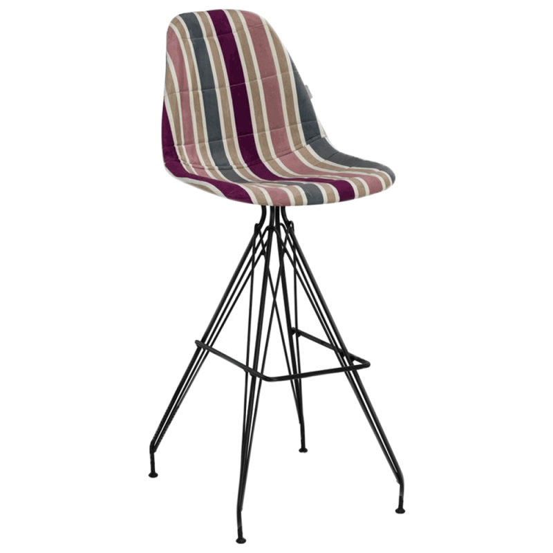 Стул барный Tilia Eos-X сиденье с тканью, ножки металлические крашеные ARTCLASS 903