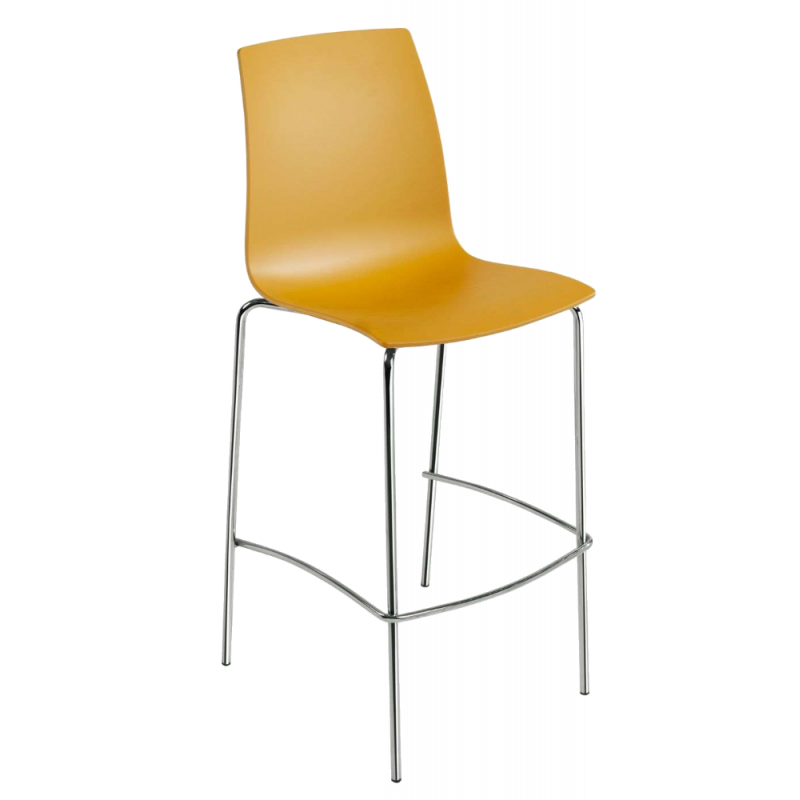Стул барный Papatya X-Treme BSL темно-желтый
