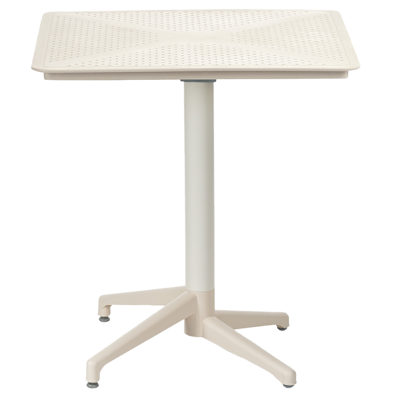Стіл з відкидною стільницею Tilia Moon 70x70 см кремовий