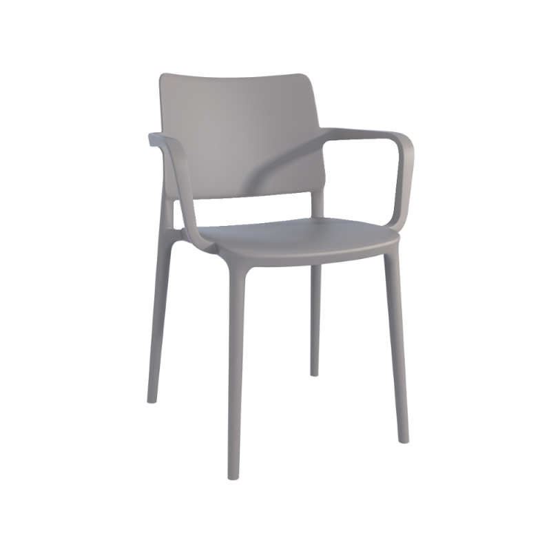 Кресло Papatya Joy-K серо-коричневый