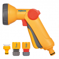 Пістолет - розпилювач + 3 конектори Set Rose-Gun HoZelock 2353