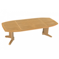 Стол PAPATYA Магнум 2 115x255 тик под дерево