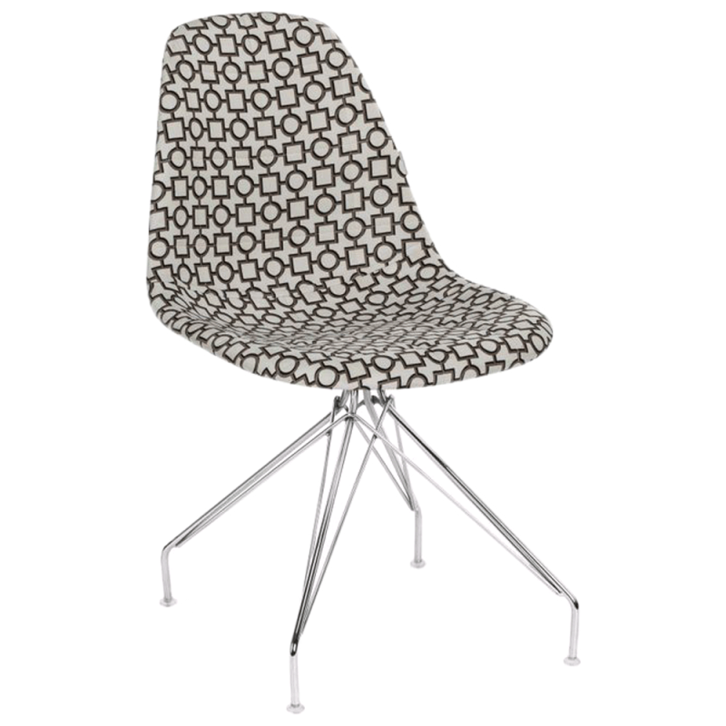 Стілець Tilia Eos-X сидіння з тканиною, ніжки металеві хромовані ARTCLASS 802