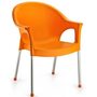 Крісло Irak Plastik Bergama помаранчевий