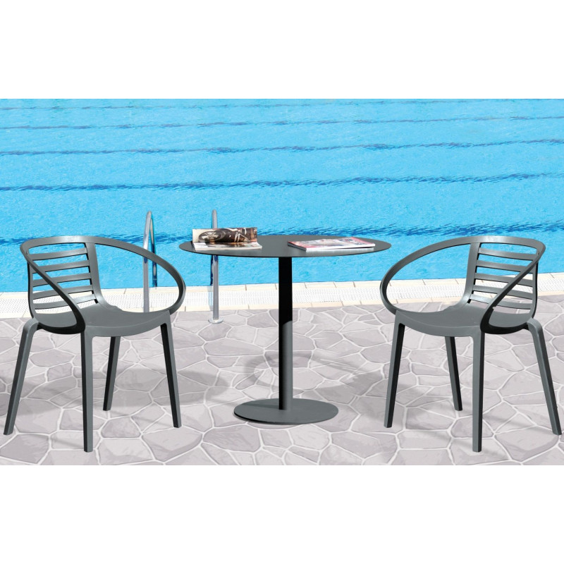 База стола Lotus Round d60x73 см біла Papatya