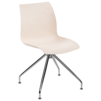 Стул Tilia Lazer-Z ножки хромированные кремовый
