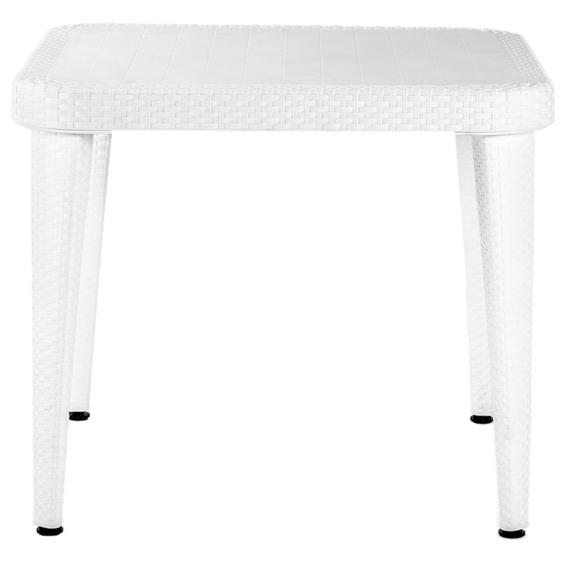 Стол Tilia Osaka 90x90 см ножки пластиковые белая слоновая кость