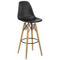 Стул барный Tilia Eos-V ножки буковые черный - черный