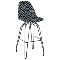 Стул барный Tilia Eos-X сиденье с тканью, ножки металлические крашеные ARTCLASS 805
