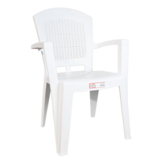 Кресло Irak Plastik Afrodit белое