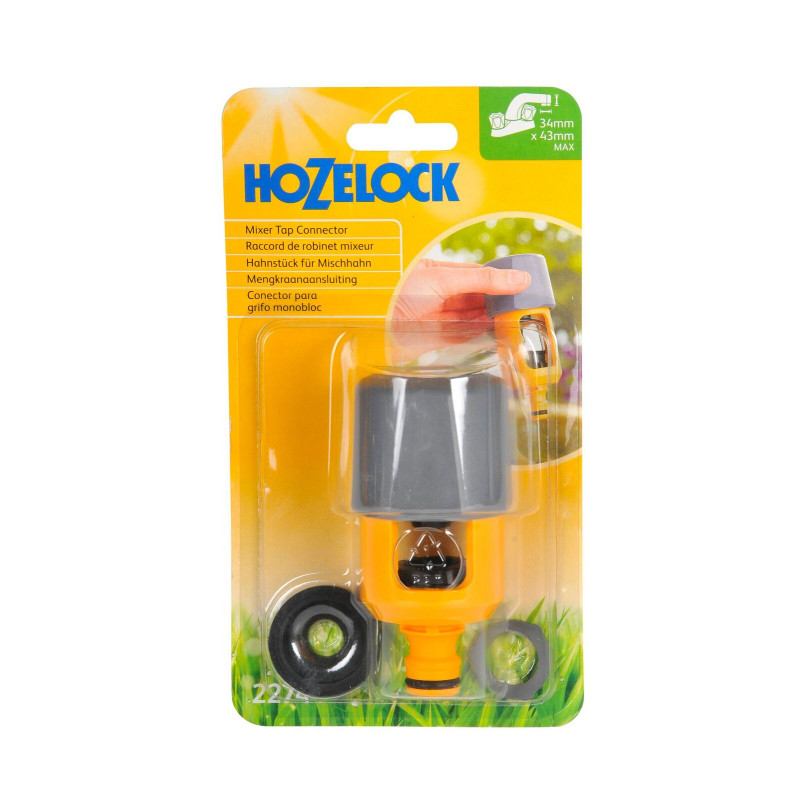 Коннектор для смесителя высотой до 43 мм и шириной до 34 мм HoZelock 2274