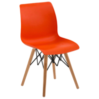 Стул Tilia Laser-V ножки буковые оранжевый