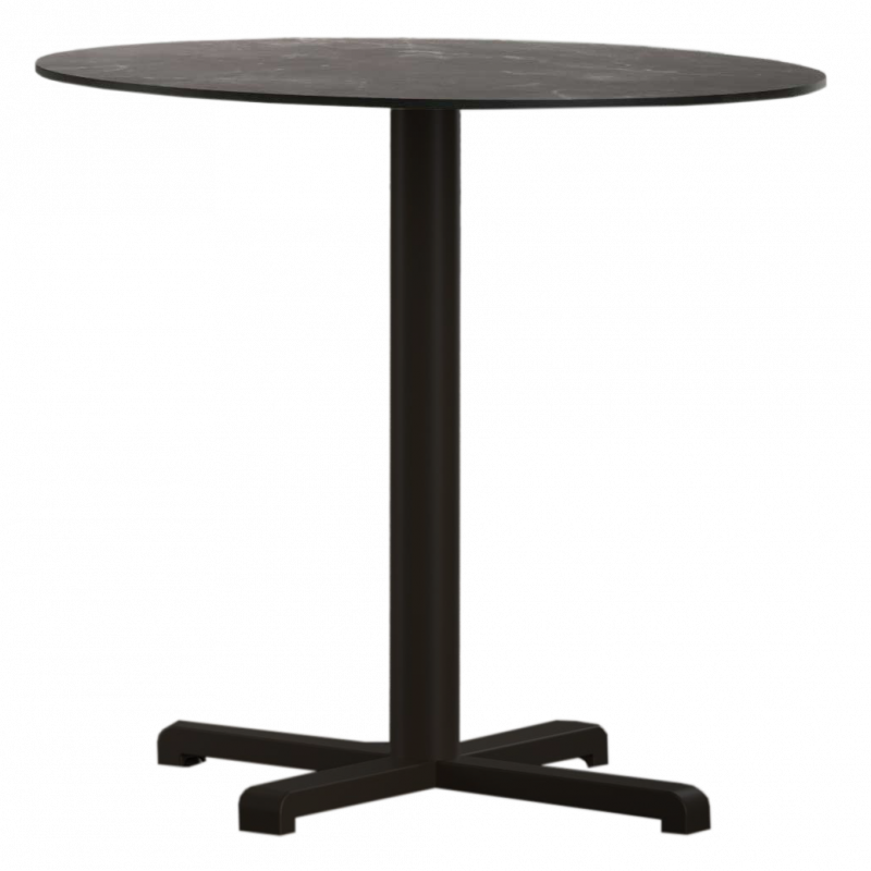База стола Plus 48x48x73 см матовая черная Papatya