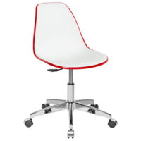 Стул офисный Tilia Eos-Office красный - белая слоновая кость