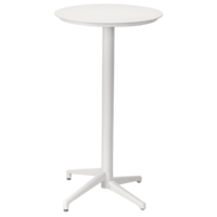 Стол барный Tilia Moon d60 см белая слоновая кость