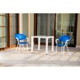 Стіл Tilia Antares 80x80 см ніжки пластикові кавовий