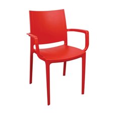 Крісло Irak Plastik Lara темно-червоний