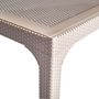 Стіл Irak Plastik Olympia 90x150 під ротанг білий