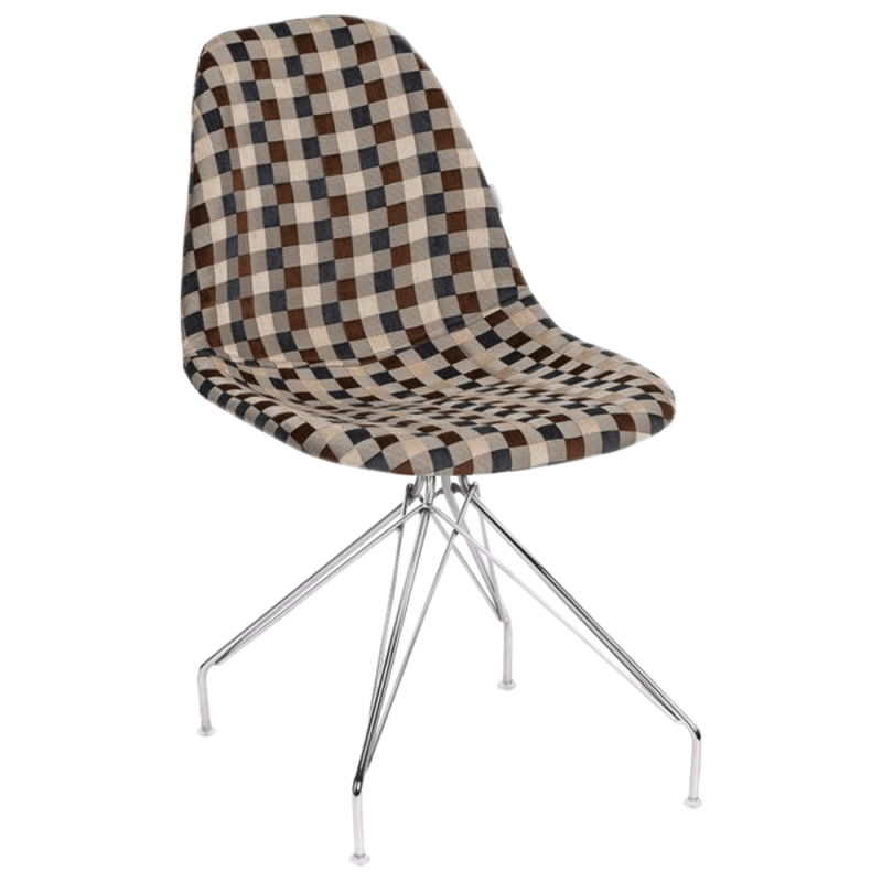 Стул Tilia Eos-X сиденье с тканью, ножки металлические хромированные ARTNUVO 46904 - V5