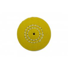Круг муслиновый CROWN желтый d-60 мм, 50 слоев