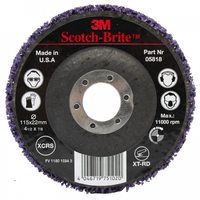 Круг зачистных фиолетовый на основе 3M Scotch-Brite d-115 мм