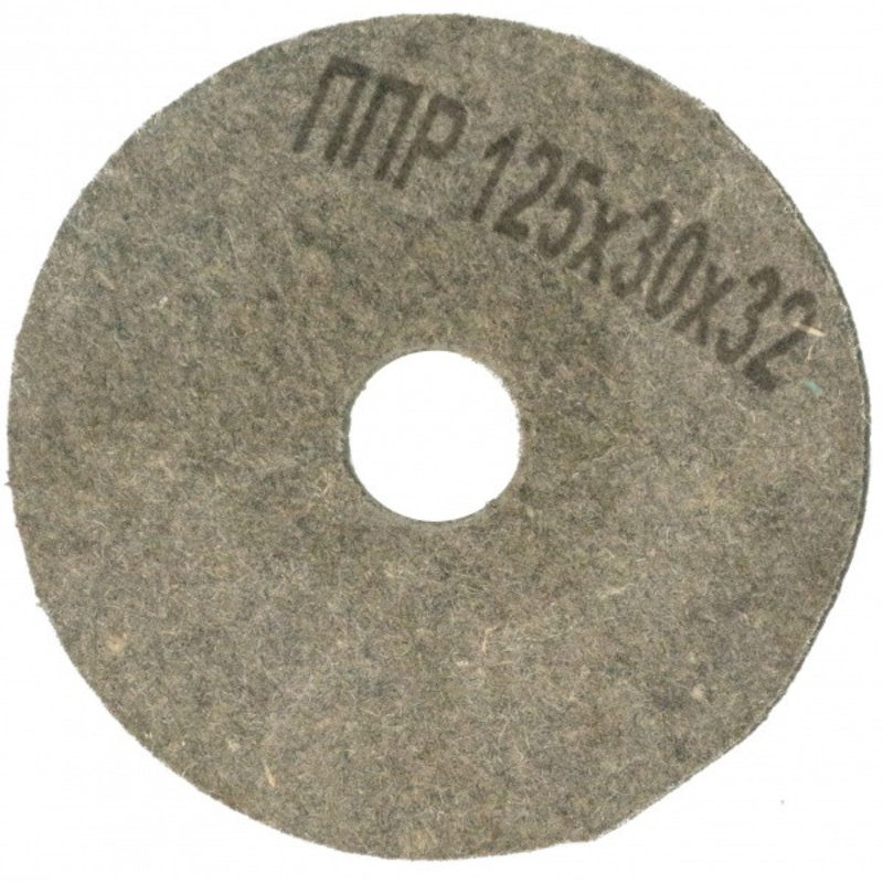 Коло полірувальний повстяний Polystar Abrasive ППР 125х30х32