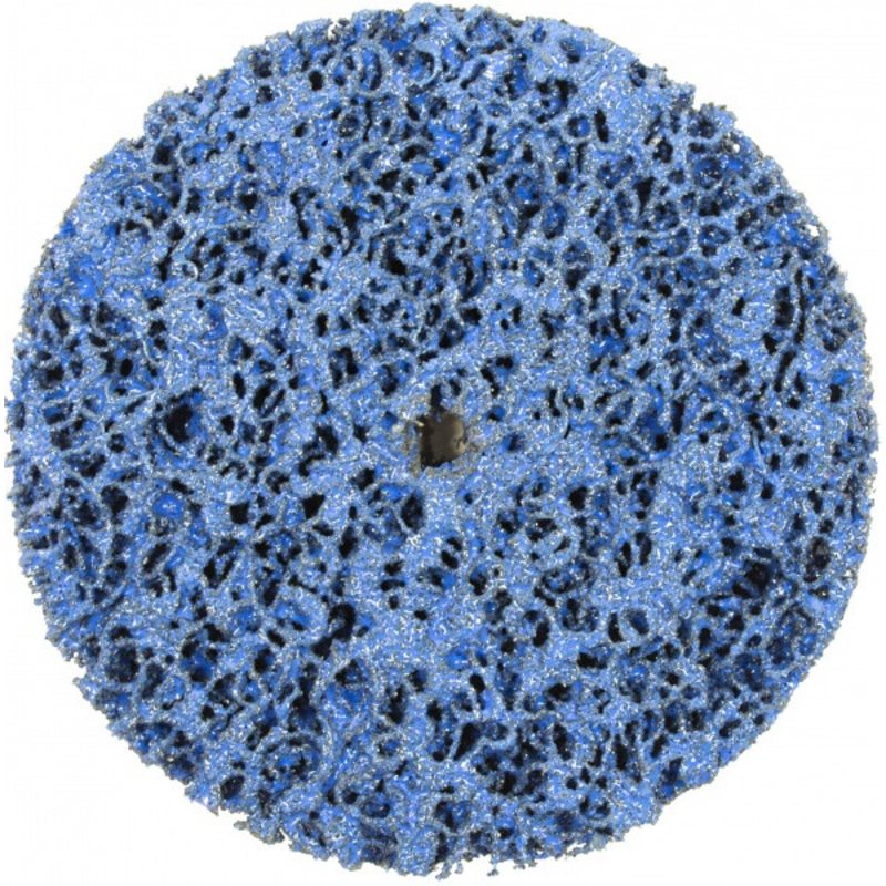 Коло зачистной без основи синій (корал) середня жорсткість Polystar Abrasive d-100 мм