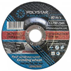 Круг шлифовальный по металлу Polystar Abrasive 125 6,0 22,23