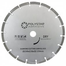 Круг алмазный отрезной  сегментний Polystar Abrasive d-230 мм