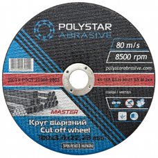 Круг отрезной по металлу Polystar Abrasive 180 3,0 22,23